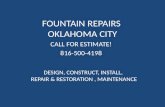 Fountain Repairs Oklahoma City 816-500-4198