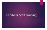 Exhibitor Staff Training