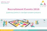 Recruitment Industry Events in 2016