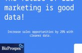 Bizprospex data cleaning introduction PPT