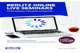 Berlitz Online Live Seminars