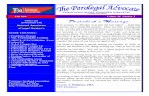2009-03-Fall-The Paralegal Advocate