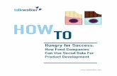 Hungry for success: How food companies can use social data for product development