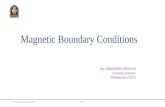 Magnetic boundary conditions 3rd 4