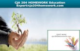 Cja 204 homework education expert