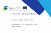 Baltic SCOPE stakeholder workshop on FISHERIES - conclusions from the Topic Paper *