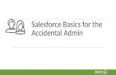 Part 2 - Salesforce Basics for the Accidental Admin - 1/2016