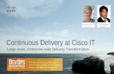 DOES15 - Ramona Jackson and Aji Rajappan - Continuous Delivery at Cisco IT