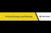 Pricing strategy and planning   DCCO