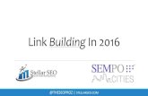 Link building in 2016 | Link Building Master Class - SEMPO Cities