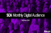 SCA Monthly Digital Audience - December 2015