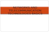 Networks and telecommunication technologies basics