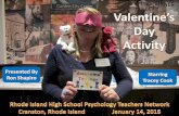 Rhode Island High School Psychology Teachers Valentine's Day Activity