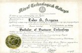 Ester - Bachelor's degree Diploma