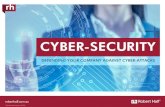 Cyber-security - Defending your company against cyber attacks