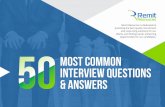 50 common interview questions & answers
