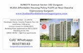 Suncity avenue sector 102 gurgaon affordable housing construction updates