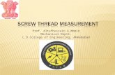 Screw thread measurement