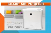 Sharp air purifier with Plasma Cluster Technology