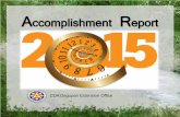 2015  CDA Dagupan Annual Accomplishment Report