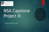 NSA Capstone Project III final pp