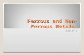 Ferrous and Non -Ferrous Metals - UNIRI