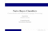 F. Keller's tutorial on Naiye Bayes