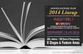 INSPIRE 2014 Lineup