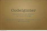 best practices and whatnot by Calvin Froedge Nashville CodeIgniter ...