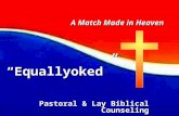 A Match Made in Heaven  - Equallyoked - Bible Counseling