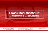 Hacking Google for Recruiting und Sourcing  - 2. #HRHackathon in Berlin