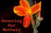 honoring our mothers