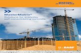 MasterMatrix® Solutions for everyday self-consolidating concrete