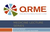 Rural Medicine Griffith University Lecture MBBS 2016 cohort