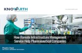 How remote infrastructure management service help pharmaceutical companies
