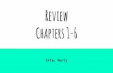 Review chapters 1 6-1