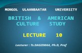 Lecture 10 of Culture study