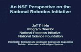 Jeff Trinkle -  An NSF perspective on the NRI