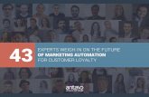 41 Experts Weigh In on the Future of Marketing Automation for Customer Loyalty