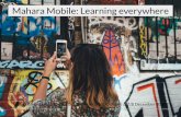 Mahara Mobile: Learning everywhere