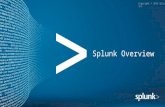 SplunkLive! London 2016 Splunk Overview