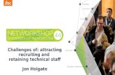 Attracting, recruiting and retaining staff - Networkshop44