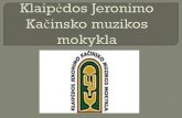 Klaipėdos jeronimo kačinsko muzikos mokykla