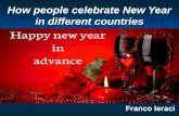Franco Ieraci | Awesome  New Year 2017 celebration  in different countries