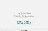 Mobile Optimization Approaches