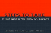 Steps to take when a dog bites your child