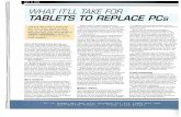 What it'll take for tablets to replace pc's