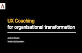 Lightning Talk #6: UX Coaching for Organisational Transformation by Jodine Stodart