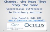 Bridging the Generational Gap in the Veterinary Workplace - NWVMA 2016