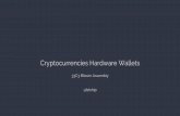 Cryptocurrencies Hardware Wallets - 33C3 Bitcoin Assembly